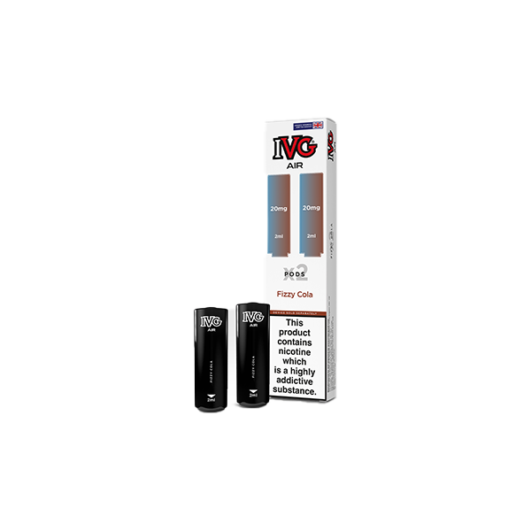 20mg IVG Air Prefilled Pods 2ml 1200 Puffs - 2 Pcs