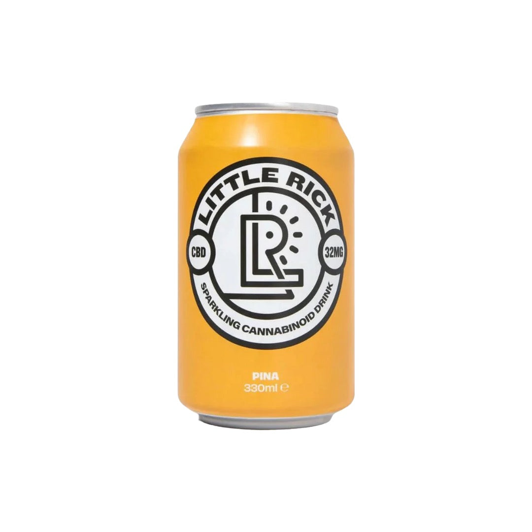 24 x Little Rick 32mg CBD Sparkling 330ml Pina