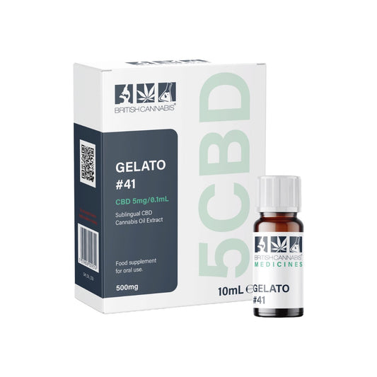 5CBD by British Cannabis 500mg CBD Full Plant Extract Gelato 10ml
