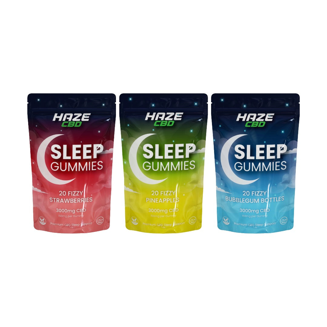 3000mg Haze CBD Sleep Night Gummies - 20 Pcs