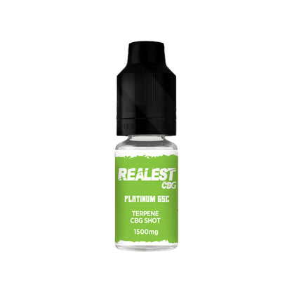 Realest CBD 1500mg Terpene Infused CBG Booster Shot 10ml