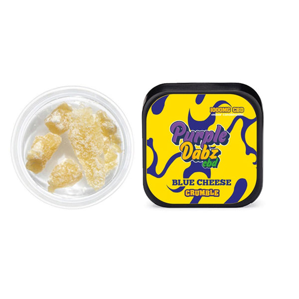 Purple Dabz by Purple Dank 1000mg CBD Crumble - Blue Cheese