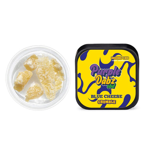 Purple Dabz by Purple Dank 1000mg CBD Crumble - Blue Cheese