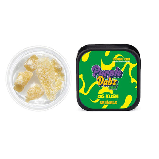Purple Dabz by Purple Dank 1000mg CBD Crumble - OG Kush