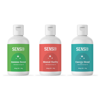 Sensi CBD 100mg CBD Massage Oil - 100ml