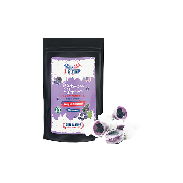 1 Step CBD Blackcurrant & Liquorice Taffy Grab Bag