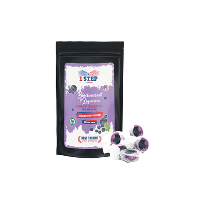 1 Step CBD Blackcurrant & Liquorice Taffy Grab Bag