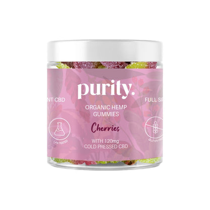 Purity 120mg Full-Spectrum CBD Vegan Gummies 150g