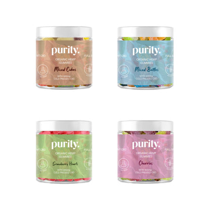 Purity 600mg Full-Spectrum CBD Vegan Gummies 150g