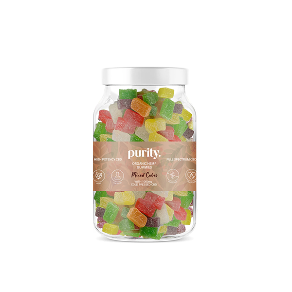 Purity 1000mg Full-Spectrum CBD Vegan Gummies 400g