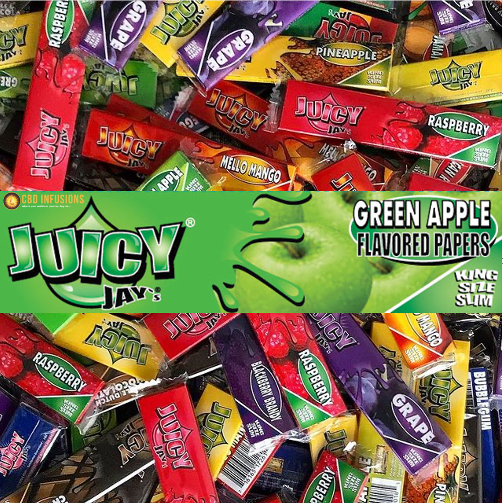 Jucy Jay Skins Green Apple Flavour Papers