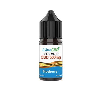 LV Well CBD Blueberry 500mg CBD E-liquid