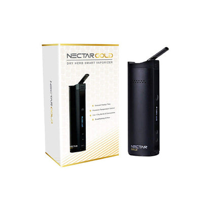 Nectar Gold Dry Herb Vape and Box