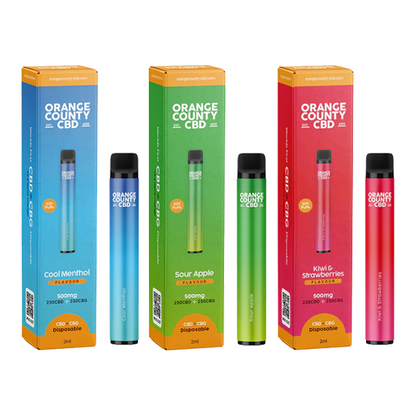 Orange County 5000mg Dissposable Vape  Mixed Flavours 