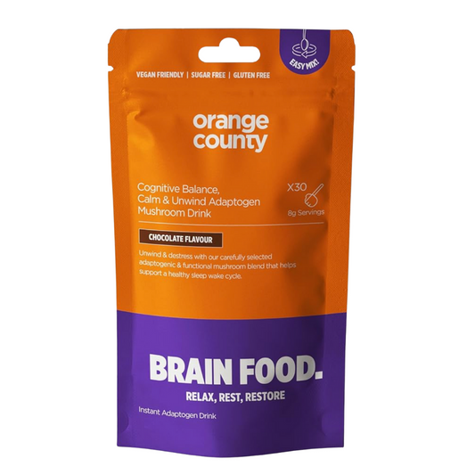 Orange County CBD BRAIN FOOD Calm and Unwind Chocolate Flavour Powder