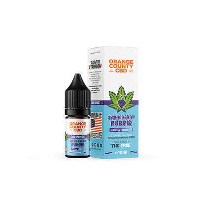 Orange County CBD  E-liquid Granddaddy Purple 300mg