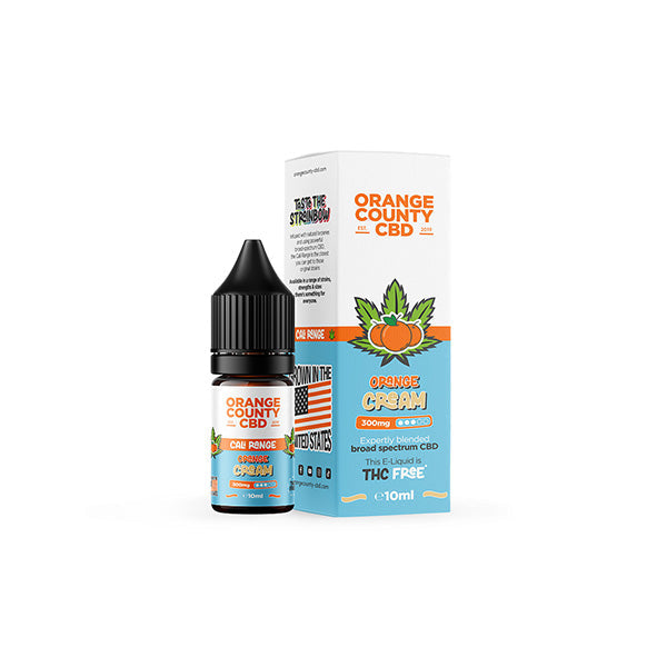 Orange County CBD  E-liquid Orange Cream 300mg