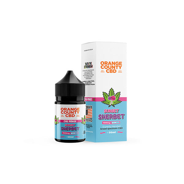 Orange County CBD  E-liquid Sunset Sherbet 1500mg