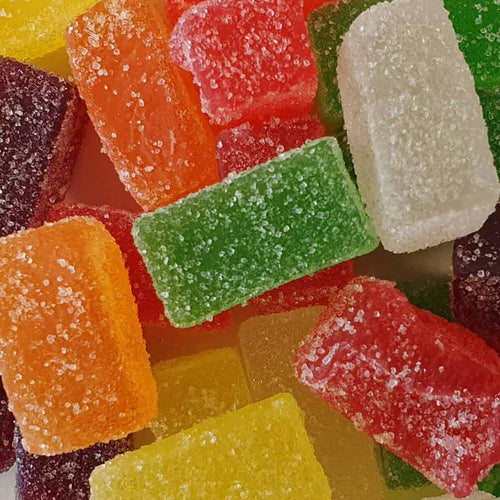 Orange County CBD Edibles Cubes Background