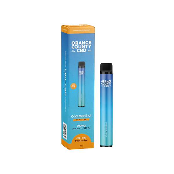 Orange County Cool Menthol 500mg Dissposable Vape  