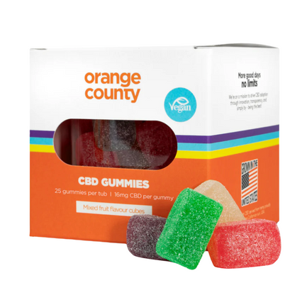 Orange County CBD Gummy Cubes
