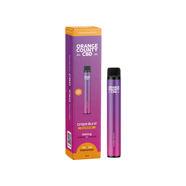 Orange County Grape Burst 500mg Dissposable Vape  