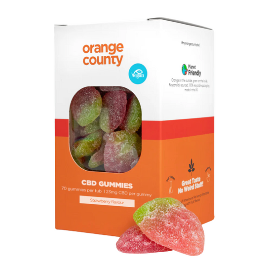 Orange County CBD Gummy Strawberries