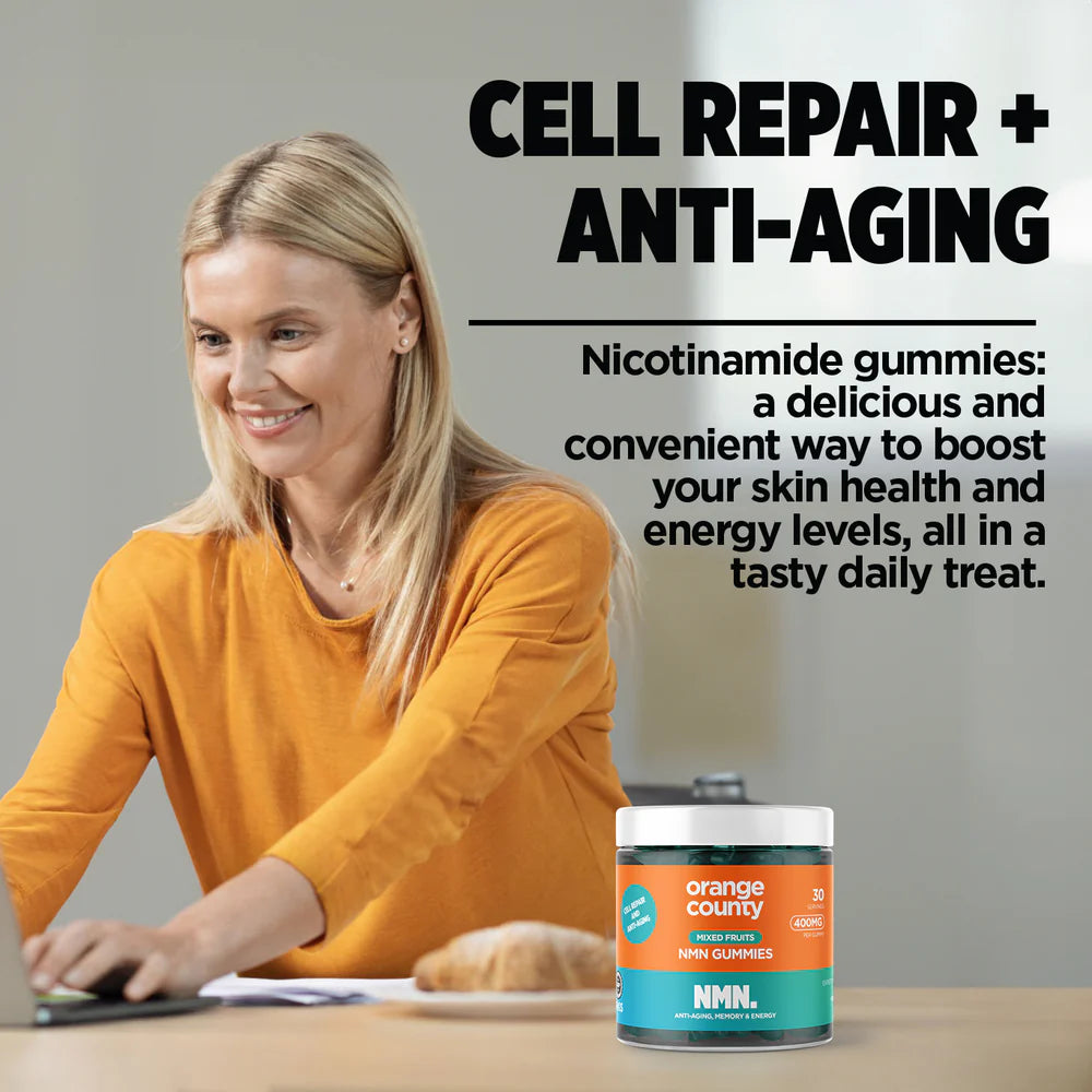 Orange County NMN (Nicotinamide) Gummies Cell Repair & Anti Aging – 30 Pieces