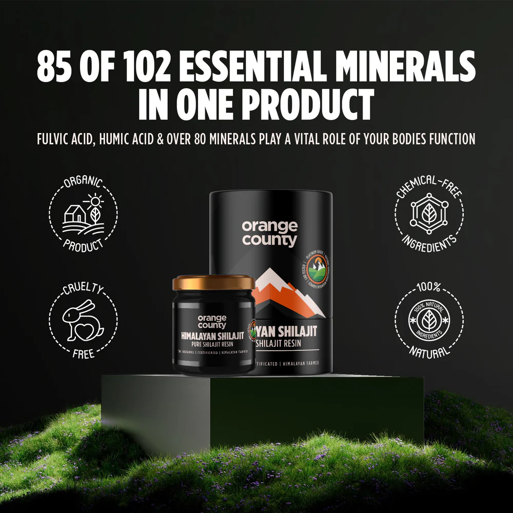 Orange County Shilajit 85 Minerals