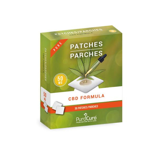 PuroCuro Patches CBD Formula 50mg 30Pack