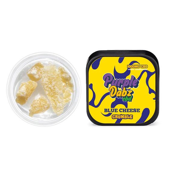 Purple Dabz CBD Crumble Blue Cheese 1000mg