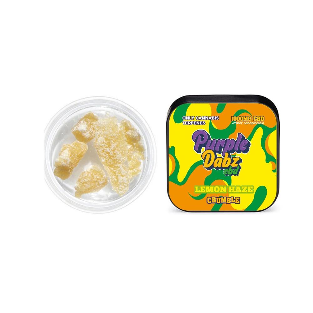 Purple Dabz CBD Crumble Lemon Haze 1000mg