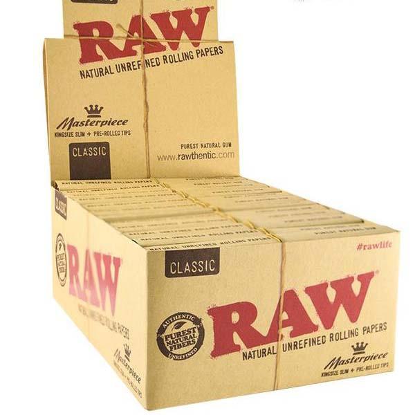 RAW Classic Connoisseur Skins & Tips Box