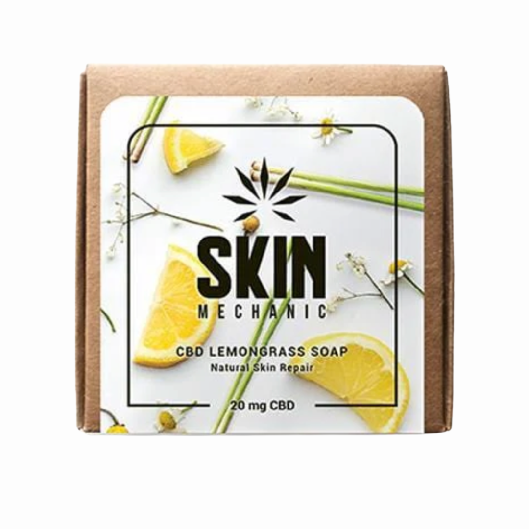 Skin Mechanic CBD Lemongrass Soap 20mg CBD