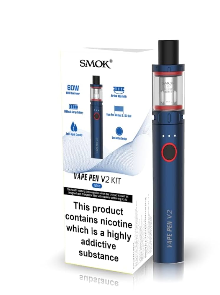 Smok Vape Pen V2 Kit: 2ml Capacity and 60W Output - CBD Infusions Smok Vape Pen V2 Kit: 2ml Capacity and 60W Output - CBD Infusions
