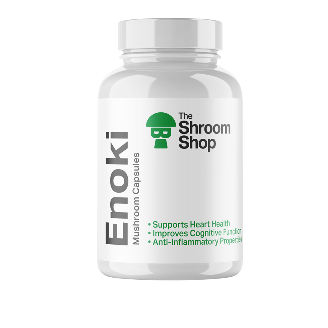 The Shroom Shop Enoki Mushroom 45000mg Capsules