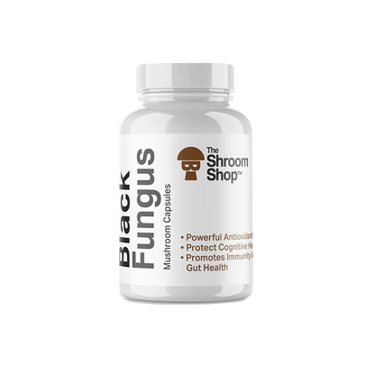 The Shroom Shop Black Fungus Mushroom Capsules