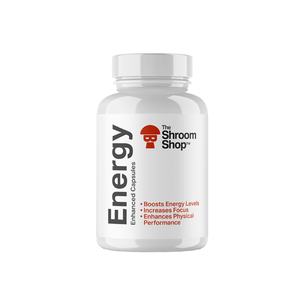 The Shroom Shop Energy Enhanced Capsules. 