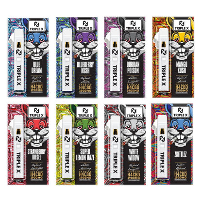 Triple X H4 vape 1900mg all flavours