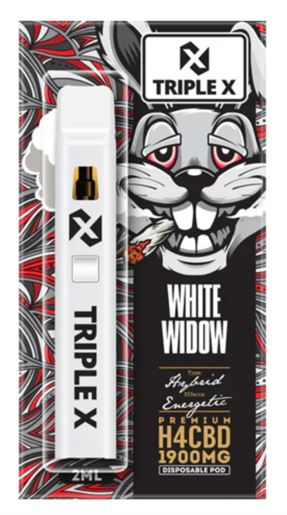 Triple X H4CBD White Widow vape 1900mg