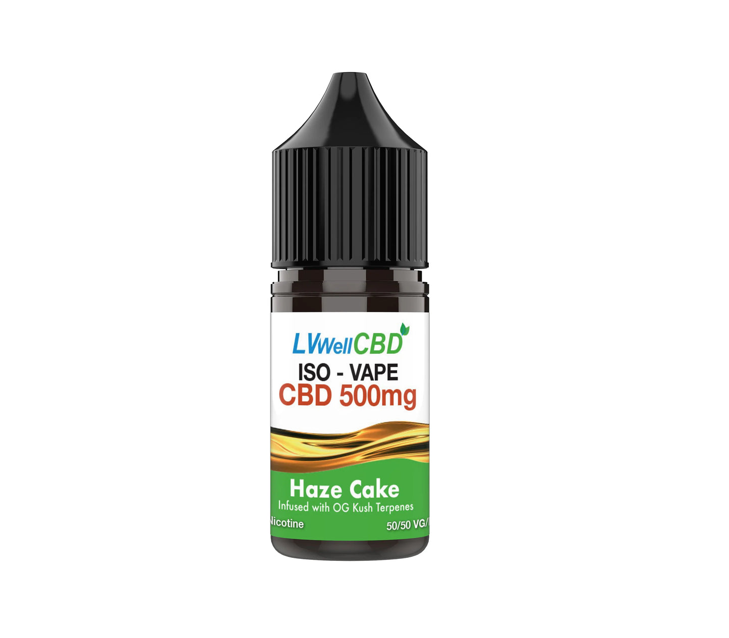 LVWell CBD Iso-Vape 500mg CBD E-liquid