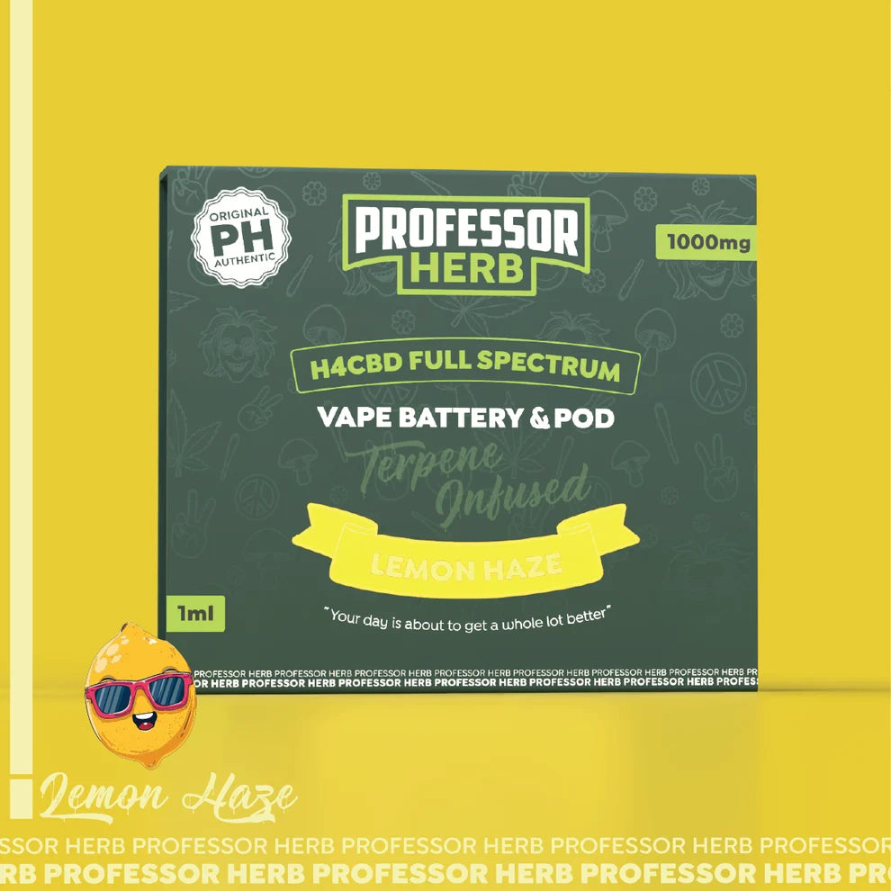 Professor Herb H4 Pod Kit  Lemo Haze Box
