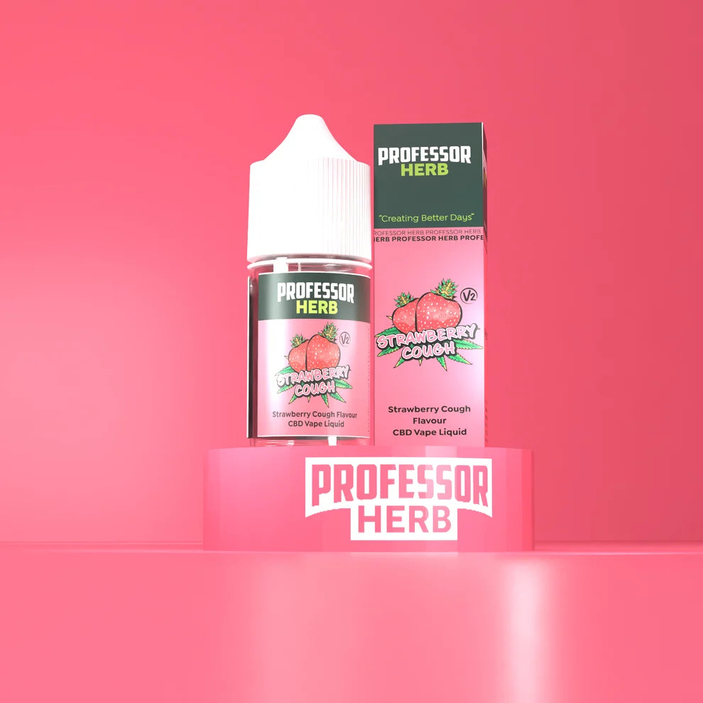 Strawberry Cough Eliquid Professor Herb 