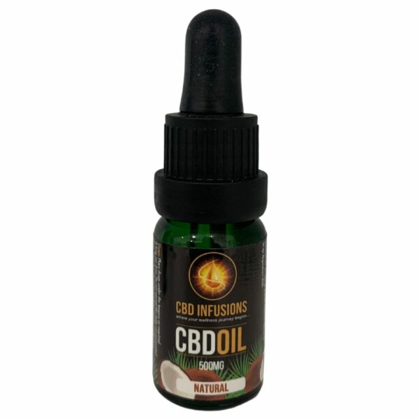 500mg Natural Oil CBD Infusions Bottle