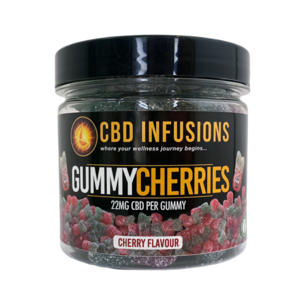 Gummy Cherries 50mg CBD Infusions Tub