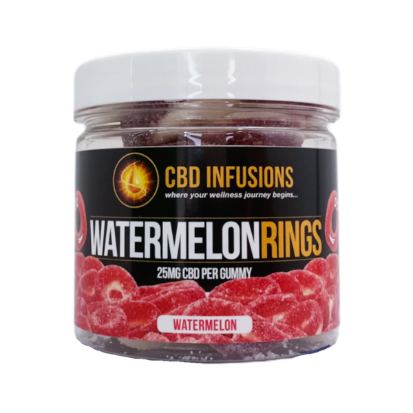 Watermelon Rings 25mg CBD Infusions Tub