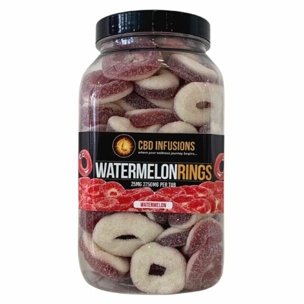 Watermelon rings 25mg CBD Infusions Large tubs