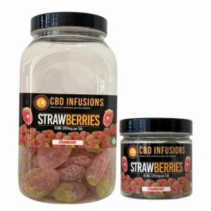 CBD Strawberries 83mg CBD Infusions Both Tubs
